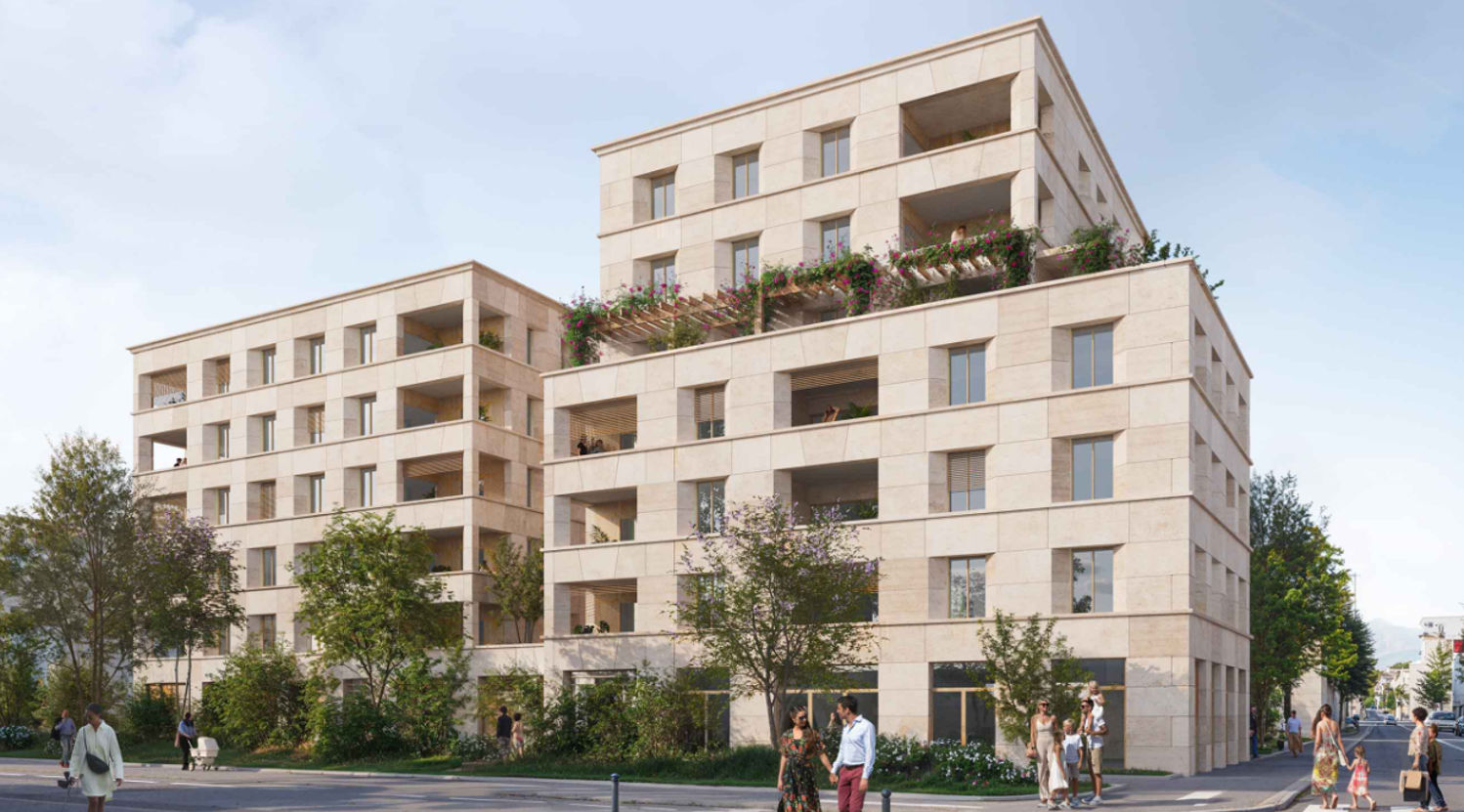 ACI PUP C3 Villeurbanne - pierre massive